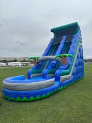 18' Blue Palm Slide