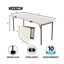 6' banquet Tables